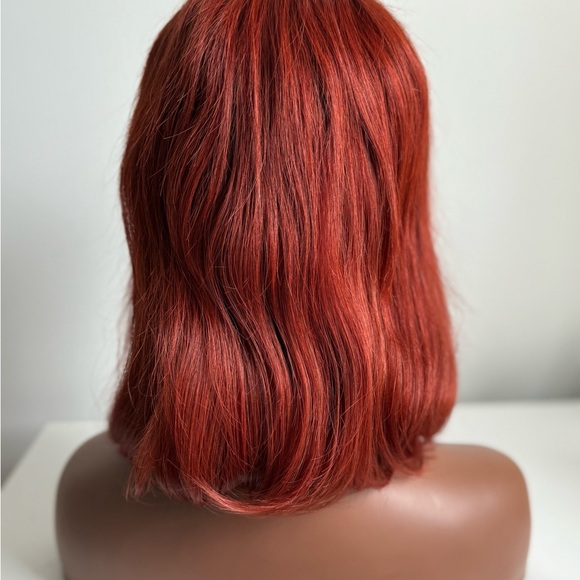 Human Hair Straight Bob Wig 10 Inch - Picture 5 of 5